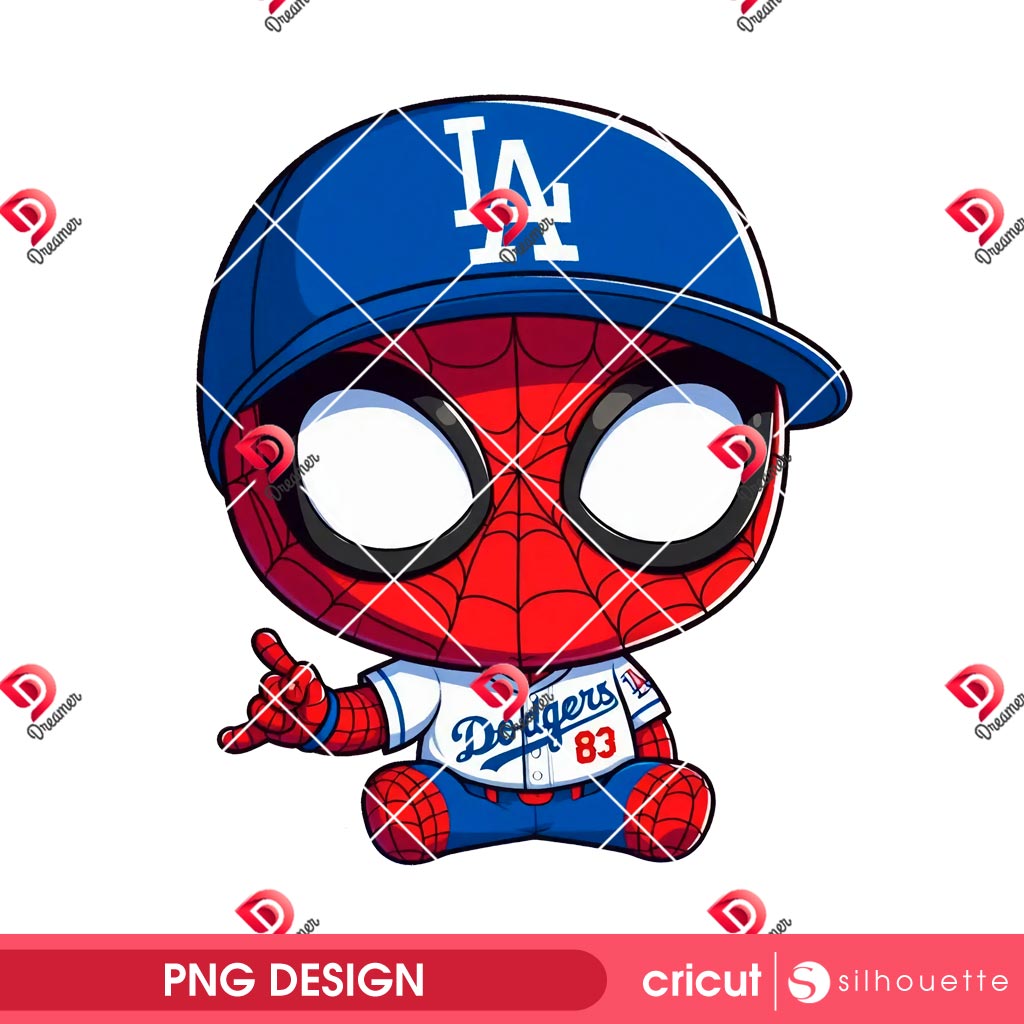 Baby Spiderman LA Dodgers PNG, Cute Baby Superhero Baseball PNG, Los Angeles Dodgers Spiderman PNG 1 Baby Spiderman LA Dodgers PNG, Cute Baby Superhero Baseball PNG, Los Angeles Dodgers Spiderman PNG