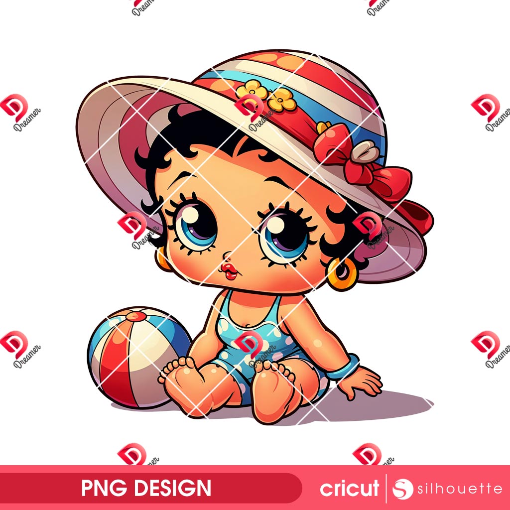 Betty Boop Beach Baby PNG, Cute Betty Boop Summer PNG, Swimsuit Baby Cartoon PNG 1 Betty Boop Beach Baby PNG, Cute Betty Boop Summer PNG, Swimsuit Baby Cartoon PNG