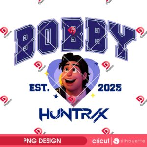 Bobby Huntrix EST 2025 PNG, Demon Hunters Kpop Music Bobby PNG