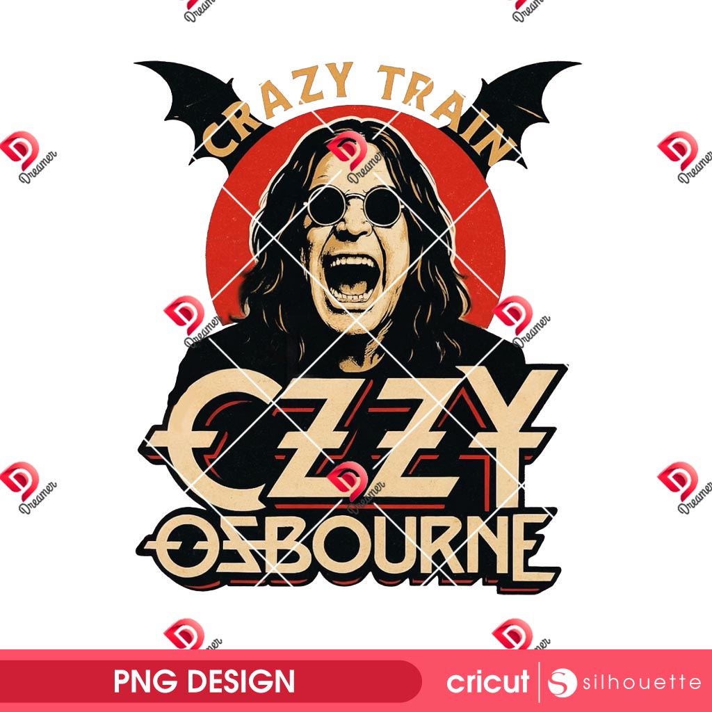 Crazy Train Ozzy Osbourne PNG, Ozzy Osbourne Tribute PNG Design, Darkness Legend Rock Band Retro Classic PNG 1 Crazy Train Ozzy Osbourne PNG, Ozzy Osbourne Tribute PNG Design, Darkness Legend Rock Band Retro Classic PNG