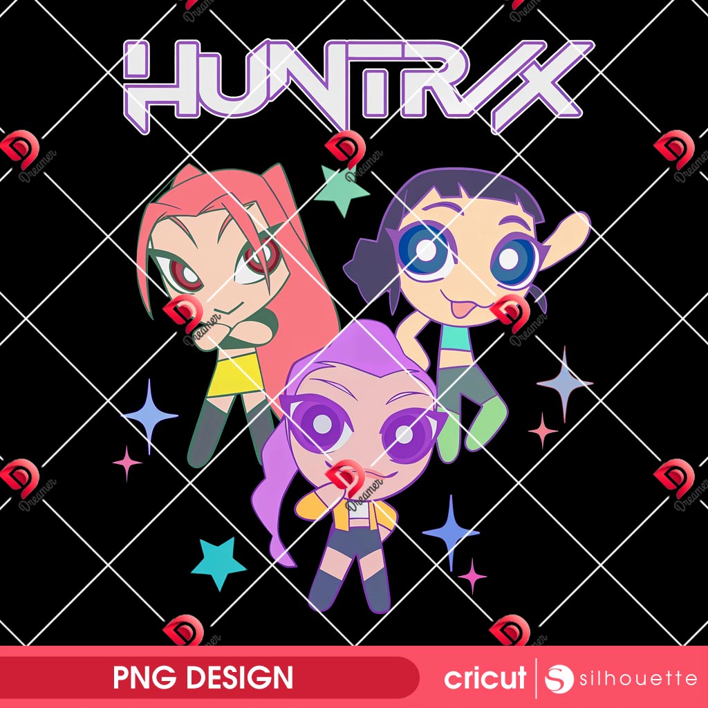 Bundle Huntrix Demon Hunters PNG, K-Pop Music Huntrix PNG Bundle 29 Cute Kpop Demon Hunters PNG Design, Kpop Huntrix Band PNG Digital Design