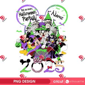 Disney Halloween 2025 PNG, Disney Mickey And Friends Halloween 2025 PNG, Retro Halloween Mouse Friends Spooky Season PNG