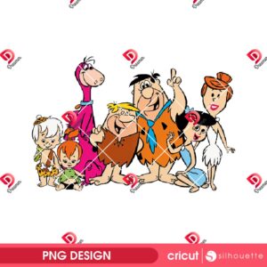 Flintstones Characters Clipart PNG
