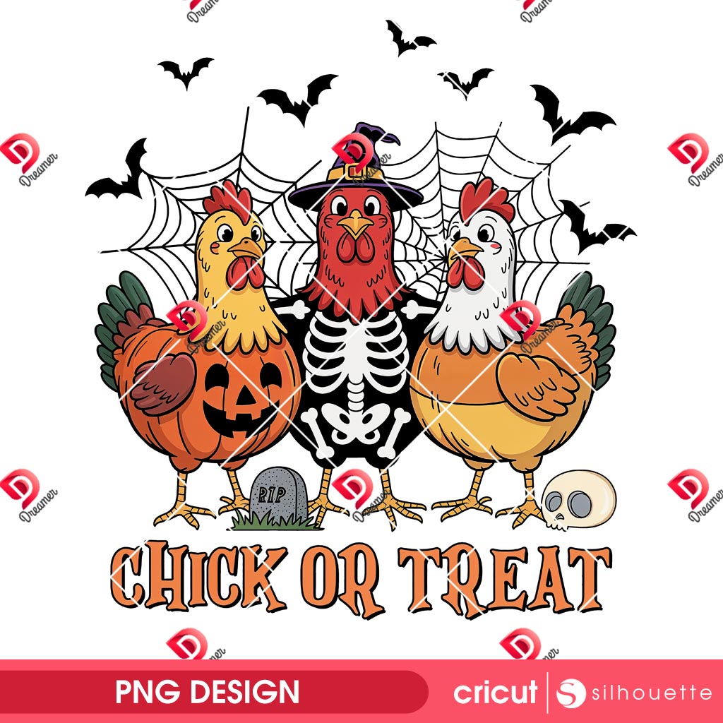 Funny Chick Or Treat PNG, Funny Halloween Chicken PNG, Retro Halloween Spooky Season PNG 1 Funny Chick Or Treat PNG, Funny Halloween Chicken PNG, Retro Halloween Spooky Season PNG
