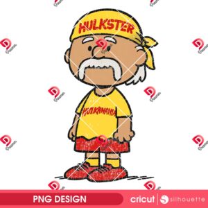 Hulk Hogan And Charlie Brown Inspired PNG, Hulkster Hulkamania PNG