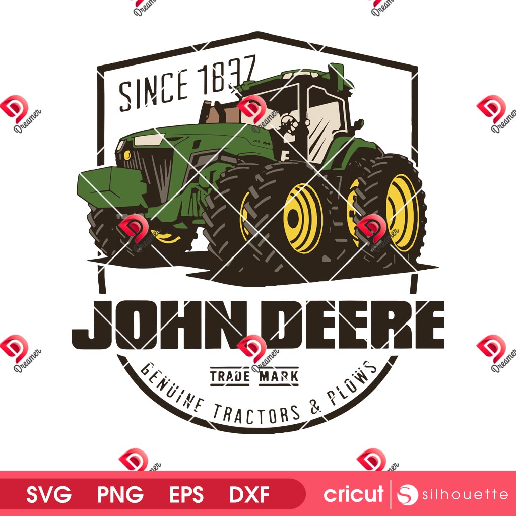 John Deere Trade Mark Since 1837 SVG PNG, John Deere Genuine Tractors And Pilows SVG PNG 1 John Deere Trade Mark Since 1837 SVG PNG, John Deere Genuine Tractors And Pilows SVG PNG
