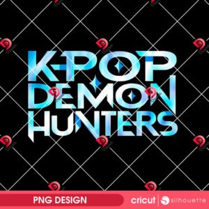 K-Pop Demon Hunters Logo Sticker PNG, Kpop Huntrix Logo Sticker PNG