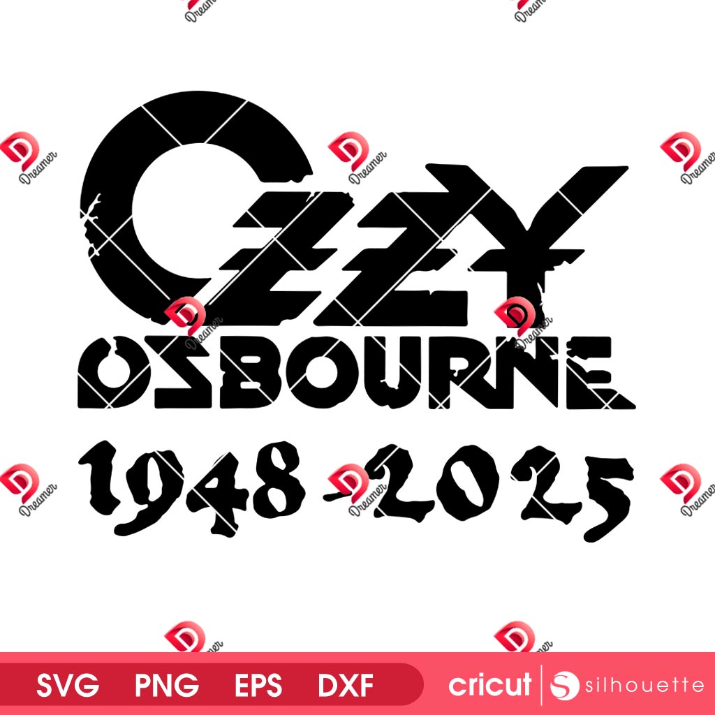 Ozzy Osbourne 1948 - 2025 SVG PNG EPS DXF, RIP Ozzy Osbourne SVG PNG 1 Ozzy Osbourne 1948 - 2025 SVG PNG EPS DXF, RIP Ozzy Osbourne SVG PNG