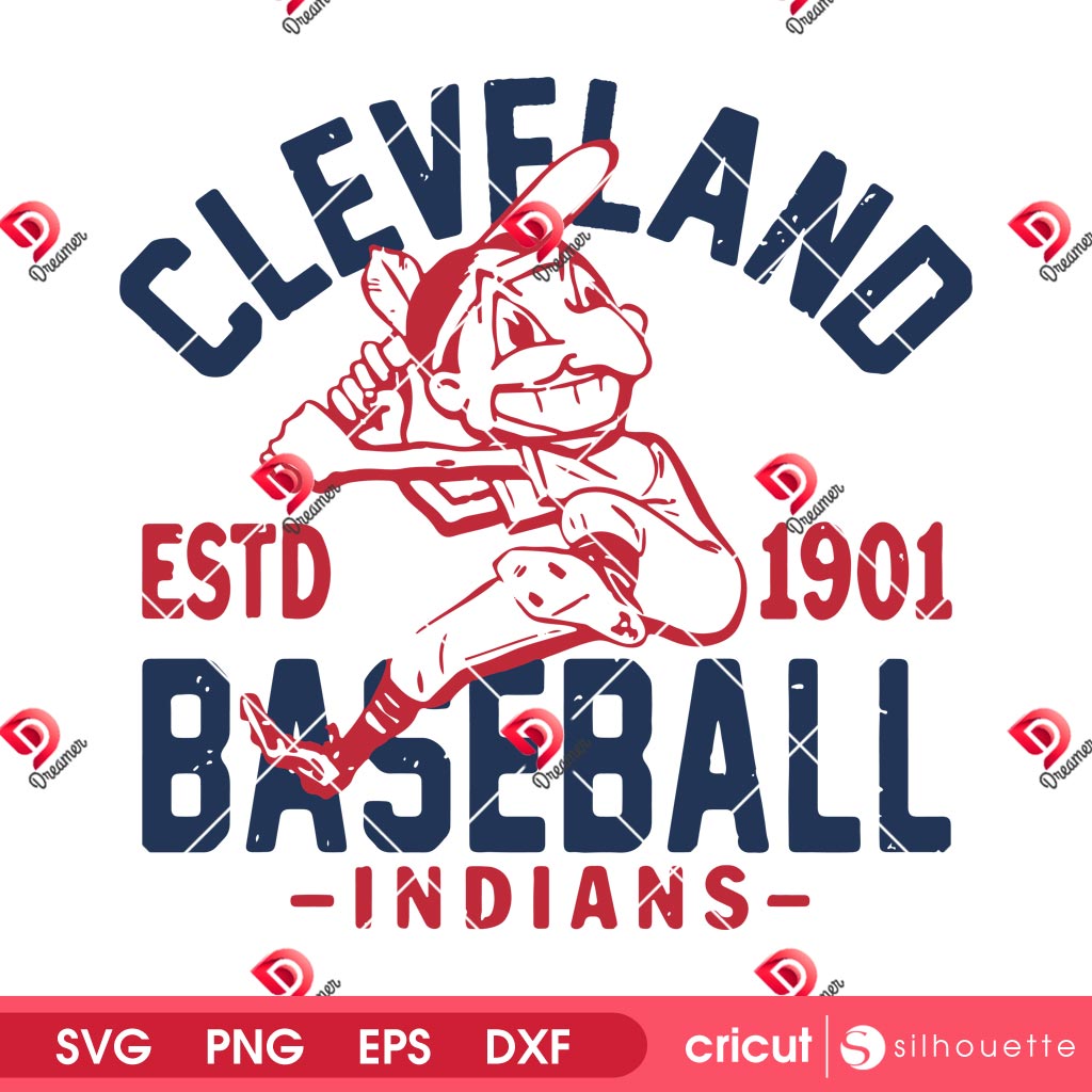Retro Cleveland Baseball SVG PNG, Cleveland Indians SVG PNG 1 Retro Cleveland Baseball SVG PNG, Cleveland Indians SVG PNG