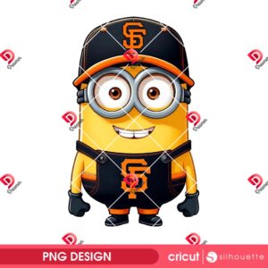 San Francisco Giants Minion PNG, Minion Baseball Giants PNG, MLB San Francisco Baseball PNG
