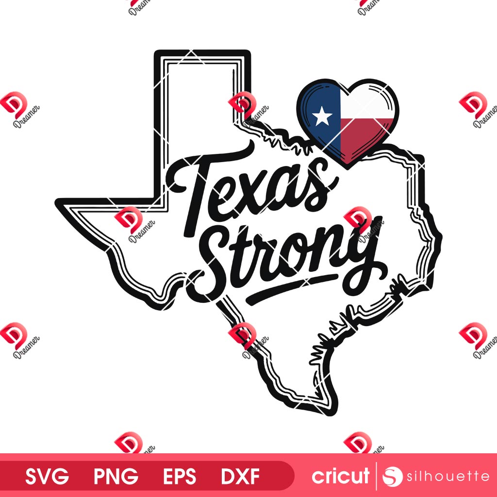 Texas Strong SVG PNG EPS DXF Design, Heart Texas Outline Graphic SVG PNG Design 2 Texas Strong SVG PNG EPS DXF Design, Heart Texas Outline Graphic SVG PNG Design