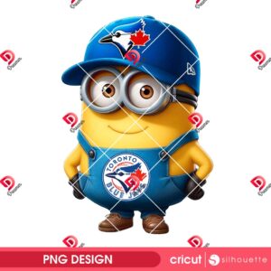 Toronto Blue Jays Minion PNG, Minion Baseball Blue Jays PNG, MLB Toronto Baseball PNG