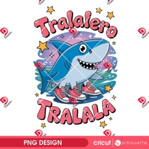 Tralalero Tralala PNG, Italian Cartoon Brainrot Shark PNG