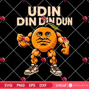 Udin Din Din Dun SVG PNG, Italian Brainrot Characters SVG PNG