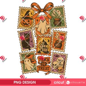 Vintage Cat Ghost Halloween PNG, Preppy Fall Aesthetic PNG, Halloween Trendy Spooky Season PNG