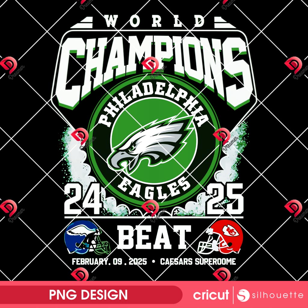 Bundle Philadelphia Eagles PNG Design, NFL Eagles Football Characters PNG Bundle 11 World Champions Philadelphia Eagles PNG, Champs Philadelphia Eagles Beat 24 25 PNG