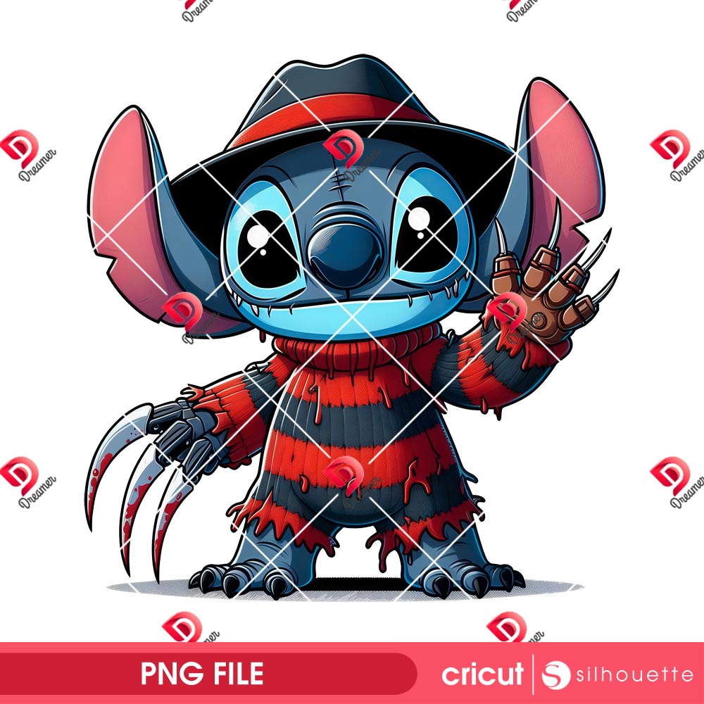 Bundle Stitch 2026 Horror Characters PNG, Stitch Halloween 2026 PNG Bundle, Disney Stitch Horror Friends Bundle PNG 2 7