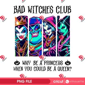 Halloween Bad Witches Club PNG, Halloween Witches Movie Characters PNG