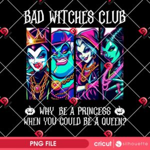 Bad Witches Club PNG, Halloween Witches Movie Characters PNG