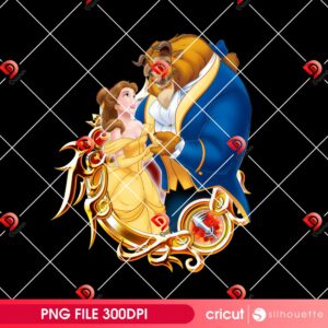 Beauty And The Beast PNG - Digital Clipart PNG