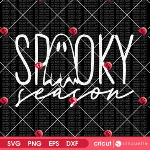 Cute Ghost Spooky Season SVG PNG, Funny Ghost Halloween 2025 SVG PNG