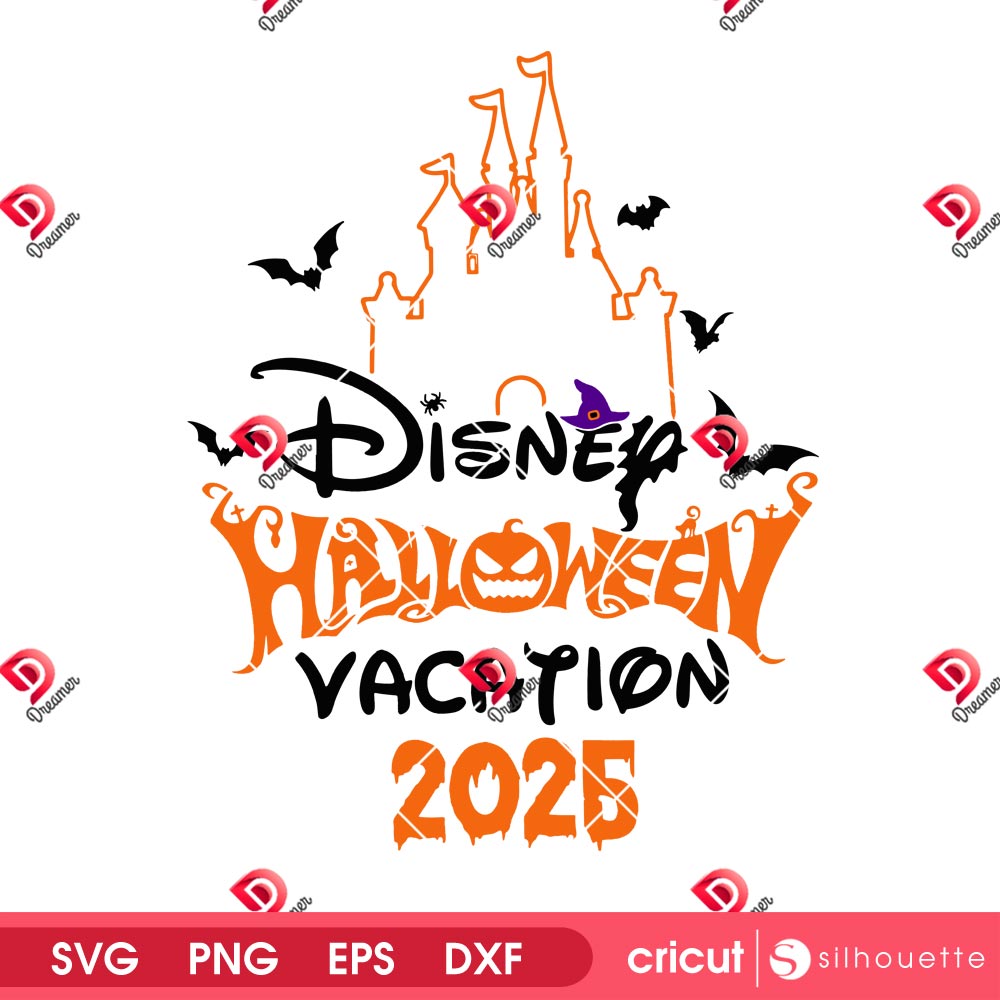 Disney Halloween Vacation 2025 SVG PNG, Halloween Disney Trip 2025 SVG PNG 1 Disney Halloween Vacation 2025 SVG PNG, Halloween Disney Trip 2025 SVG PNG