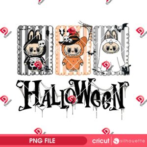 Halloween Labubu The Monsters PNG, Horror Labubu PNG, Horror Cartoon Characters Movie PNG