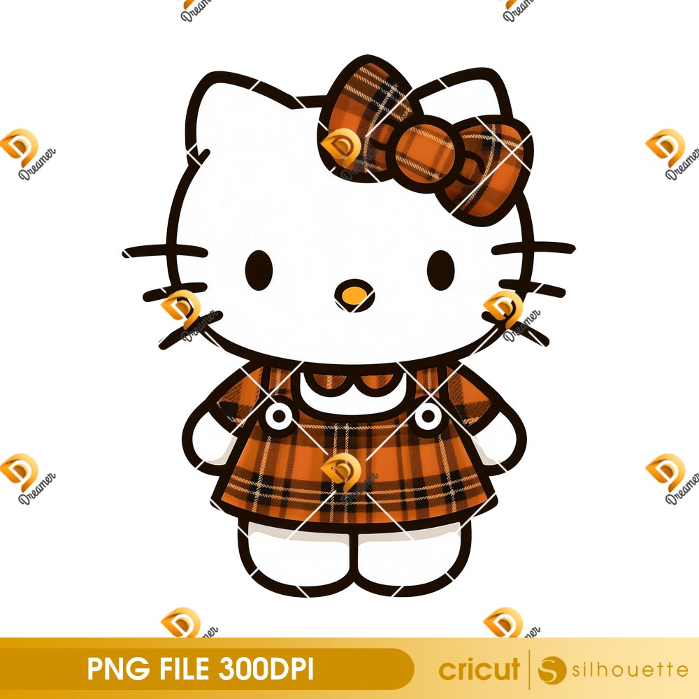 Hello Kitty Plaid Dress PNG, Cute Hello Kitty PNG 1 Hello Kitty Plaid Dress PNG, Cute Hello Kitty PNG