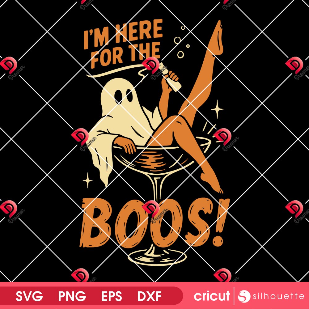 Im Here For The Boos SVG PNG, Funny Halloween Ghost SVG PNG, Halloween 2025 SVG PNG 2 Im Here For The Boos SVG PNG, Funny Halloween Ghost SVG PNG, Halloween 2025 SVG PNG