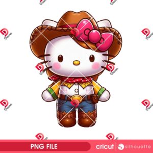 Jessie Hello Kitty PNG, Hello Kitty Toy Story Character PNG