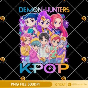 Kpop Demon Hunters PNG, Huntrix PNG, Saja Boys Girls Demon Hunters PNG
