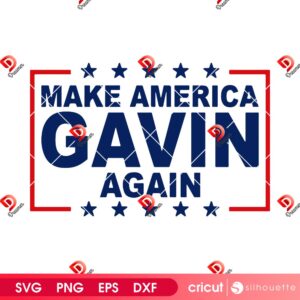 Make America Gavin Again SVG PNG Design