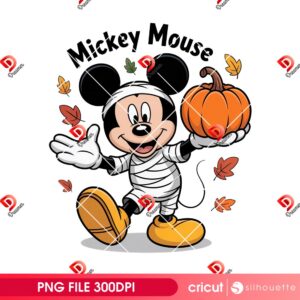 Mickey Mouse Mummy Halloween PNG Bundle, Disney Mickey Spooky Vibes Halloween PNG