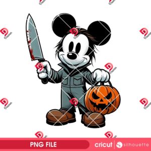 Mickey Myers Halloween 2025 PNG, Disney Halloween 2025 PNG, Mickey Mouse X Michael Myers PNG