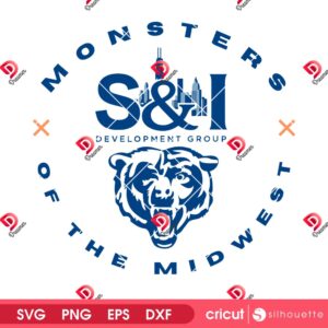 Monsters Of The Midwest SVG PNG, S And I Development Group SVG PNG, Chicago Bears Logo SVG PNG
