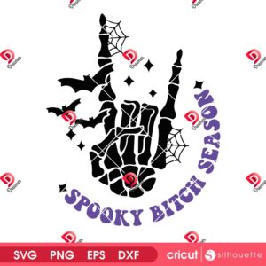 Move Over Hot Girl Summer Its Spooky Bitch Season SVG Halloween Spooky Season SVG PNG 3