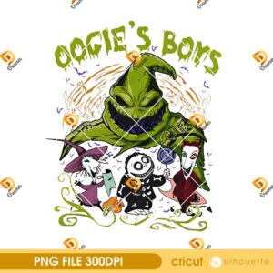 Oogie's Boys PNG Design, Halloween Movie Characters PNG, Nightmare Halloween PNG