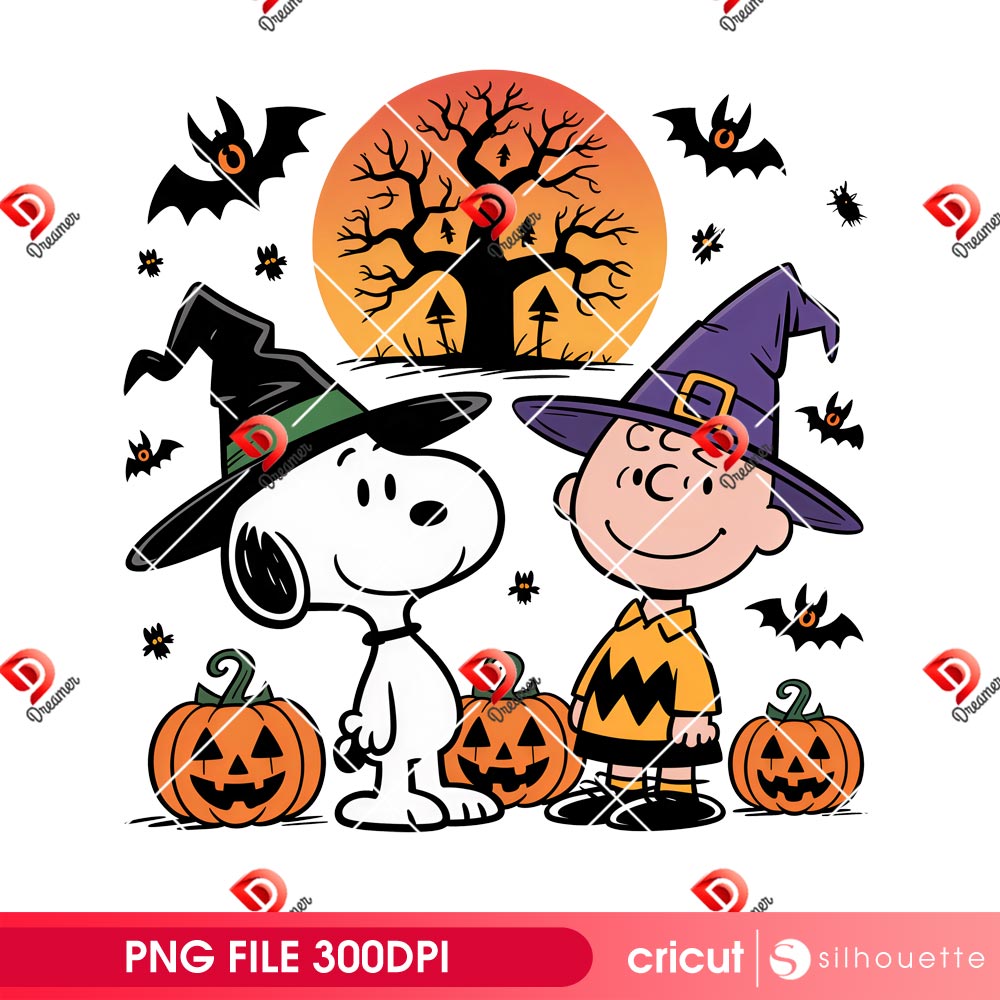 Peanuts Happy Halloween PNG Bundle, Snoopy Charlie Brown Witches PNG 4 Peanuts Happy Halloween PNG Bundle Snoopy Charlie Brown Witches PNG 4