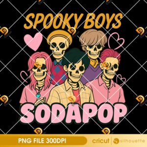 Spooky Boy Band Skeleton PNG, Kpop Demon Saja Boy PNG, Huntrix Demon Hunters Halloween PNG