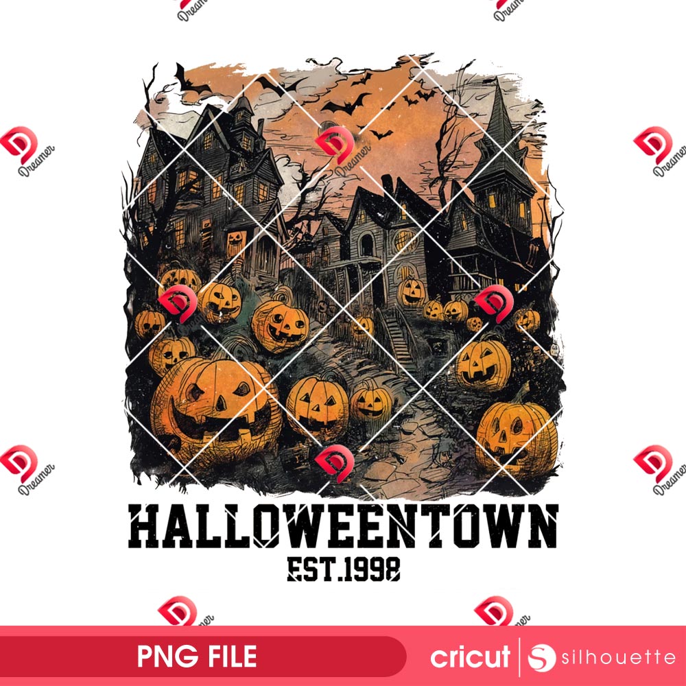 Vintage Halloweentown EST 1998 PNG, Retro Halloween PNG, Pumpkin Halloween PNG 1 Vintage Halloweentown EST 1998 PNG, Retro Halloween PNG, Pumpkin Halloween PNG