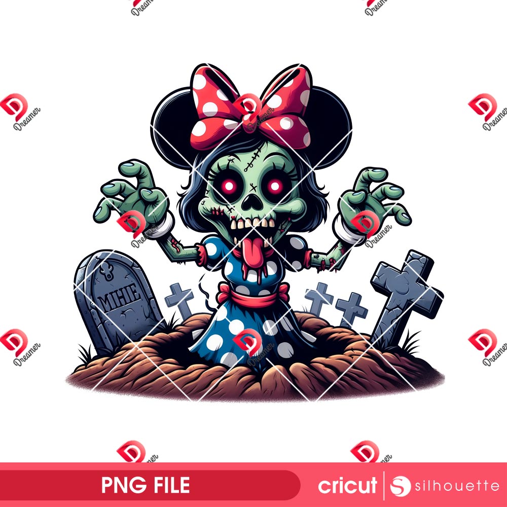 Zombie Minnie Mouse PNG, Disney Halloween 2025 PNG, Horror Minnie Mouse PNG 1 Zombie Minnie Mouse PNG, Disney Halloween 2025 PNG, Horror Minnie Mouse PNG