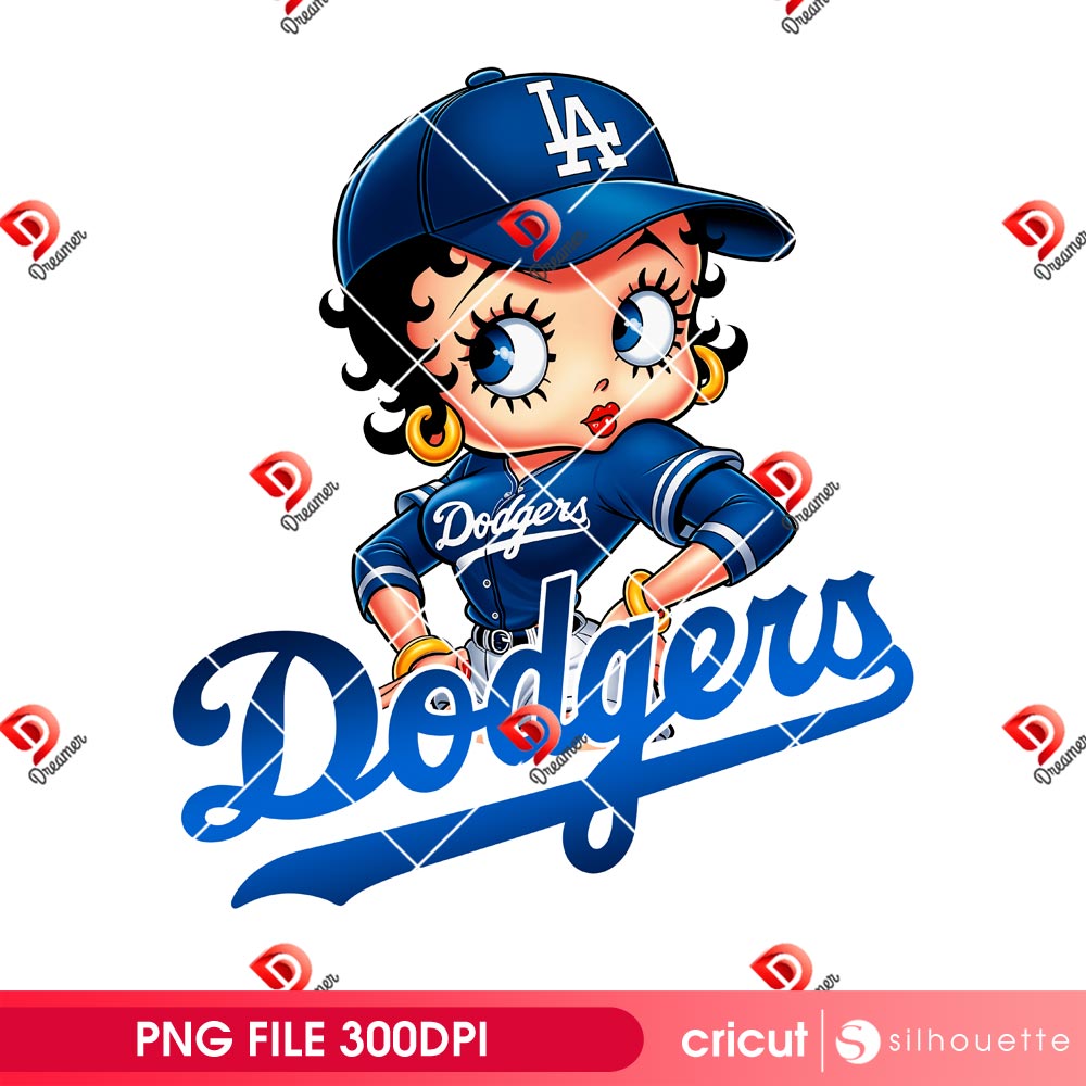 Betty Boop Fan Dodgers PNG, Los Angeles Dodgers Baseball Cute Betty Boop PNG 4 Betty Boop Fan Dodgers PNG, Los Angeles Dodgers Baseball Cute Betty Boop PNG
