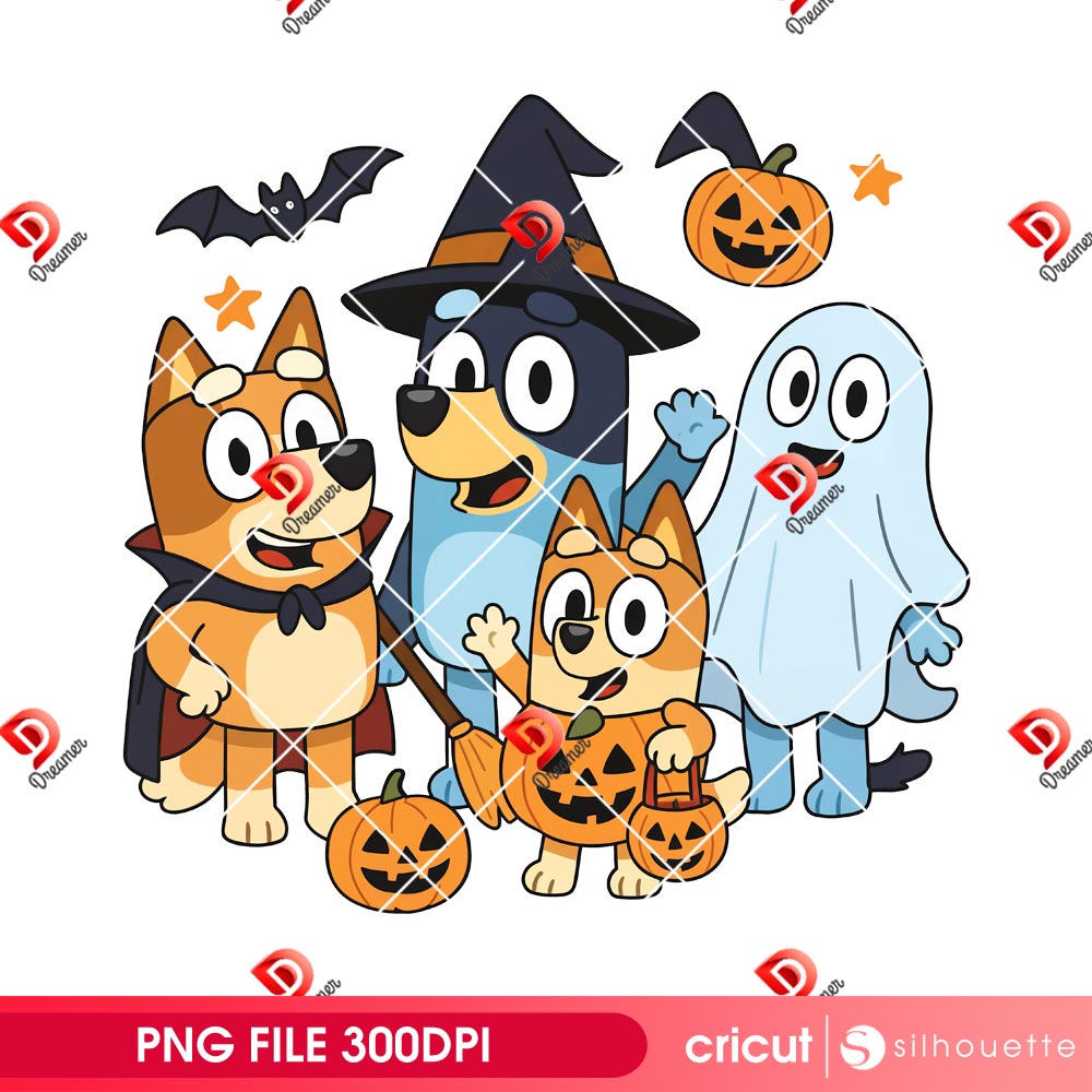 Bluey Family Halloween Cartoon PNG, Bluey Friends Halloween 2025 PNG 1 Bluey Family Halloween Cartoon PNG, Bluey Friends Halloween 2025 PNG