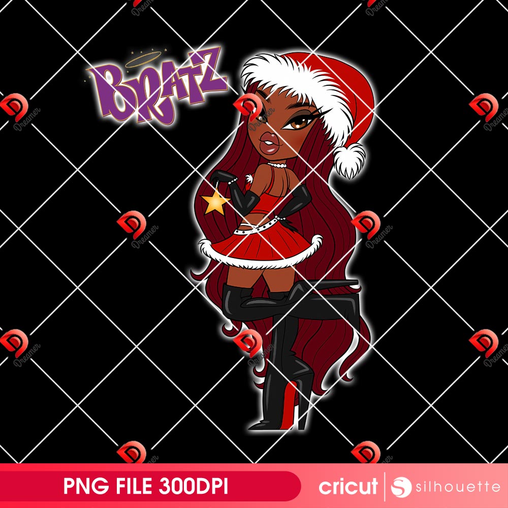 Bratz Girl Merry Christmas PNG 2 Bratz Girl Merry Christmas PNG