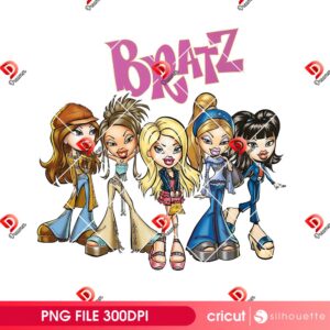 Bratz Girls PNG Design