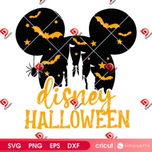 Disney Halloween 2025 SVG PNG, Mickey Ears Halloween SVG PNG EPS DXF