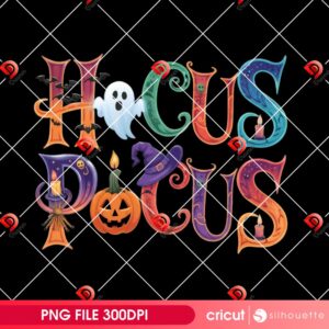 Hocus Pocus Ghost Halloween PNG, Happy Halloween 2025 PNG