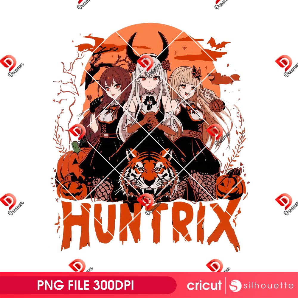 Huntrix Pumpkin Halloween PNG, Spooky Halloween Demon Hunter PNG, Saja Girls PNG 1 Huntrix Pumpkin Halloween PNG, Spooky Halloween Demon Hunter PNG, Saja Girls PNG