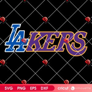 LA Lakers Logo SVG PNG, Los Angeles Basketball NBA Sport PNG SVG