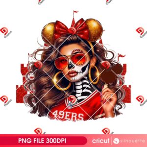Latina Girls Mickey Minnie Ears Football PNG, Girls Disney NFL Sport Outfits PNG 8 Latina Girls Mickey Minnie Ears Football PNG, Girls Disney NFL Sport Outfits PNG